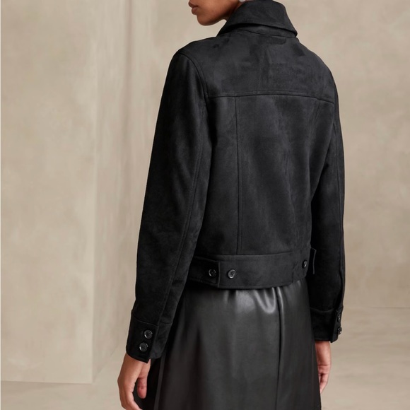 VEGAN SUEDE JACKET - Picture 3 of 3